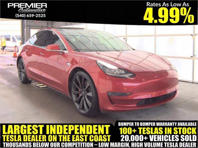 2020 Tesla Model 3 Performance — Sedan — 43,977 mi — Dumfries, VA