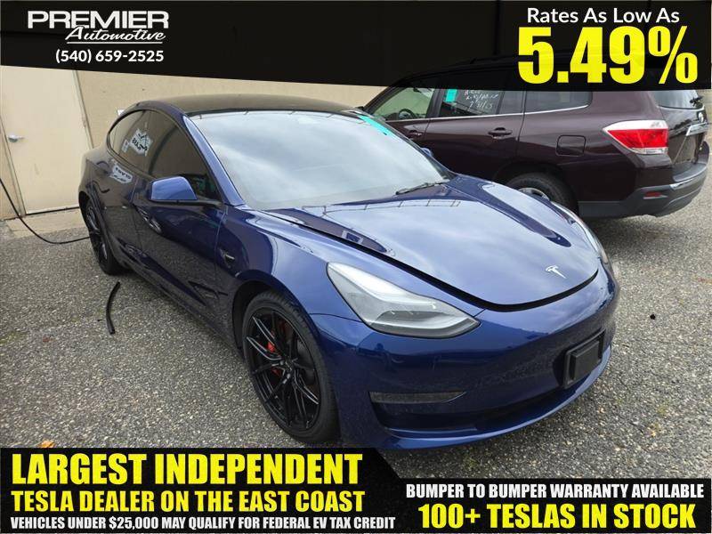 2023 Tesla Model 3 Performance — Sedan — 27,554 mi — Dumfries, VA