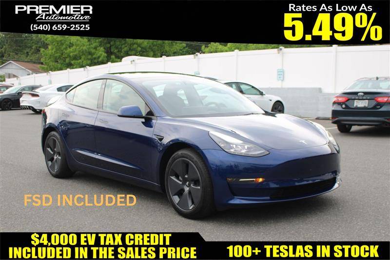 2023 Tesla Model 3 Long Range — Sedan — 7,958 mi — Dumfries, VA