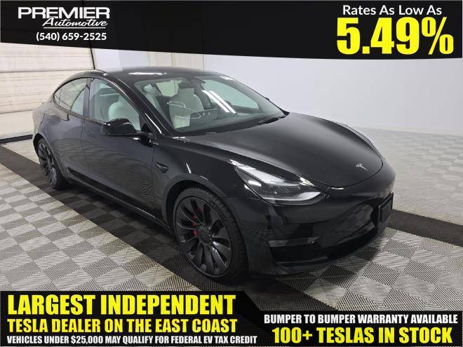 2023 Tesla Model 3 Performance — Sedan — 36,753 mi — Dumfries, VA