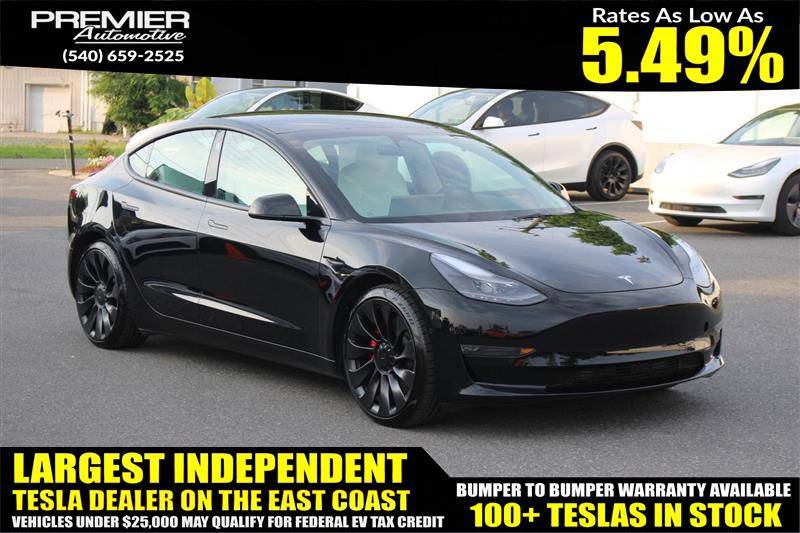 2022 Tesla Model 3 Performance — Sedan — 7,233 mi — Dumfries, VA