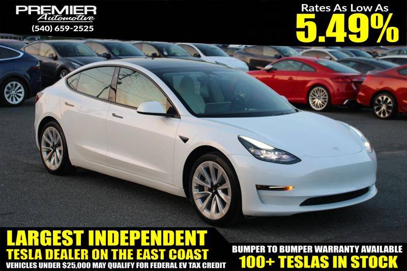 2022 Tesla Model 3 Long Range — Sedan — 7,603 mi — Dumfries, VA
