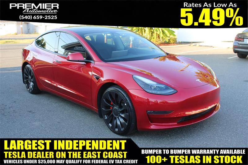 2021 Tesla Model 3 Performance — Sedan — 40,223 mi — Dumfries, VA