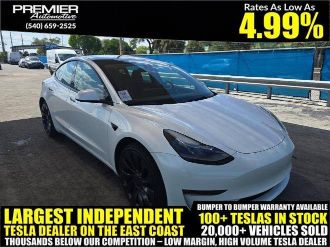2022 Tesla Model 3 Performance — Sedan — 32,839 mi — Dumfries, VA