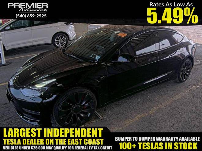 2022 Tesla Model 3 Performance — Sedan — 82,754 mi — Dumfries, VA