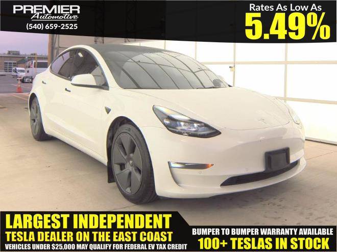 2022 Tesla Model 3 Long Range — Sedan — 48,637 mi — Dumfries, VA
