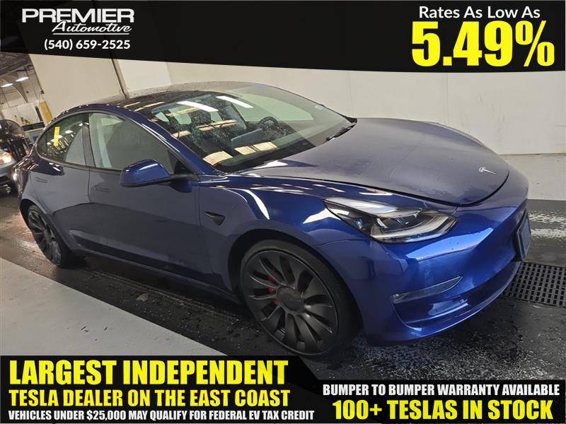 2023 Tesla Model 3 Performance — Sedan — 37,719 mi — Dumfries, VA