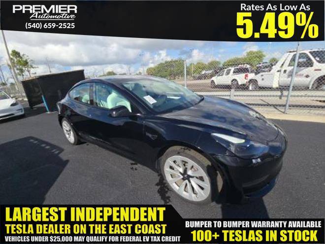 2022 Tesla Model 3 Long Range — Sedan — 29,541 mi — Dumfries, VA