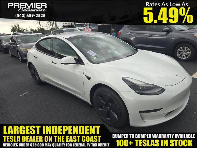2021 Tesla Model 3 Long Range — Sedan — 78,696 mi — Dumfries, VA