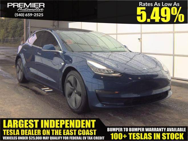 2020 Tesla Model 3 Standard Range — Sedan — 95,579 mi — Dumfries, VA