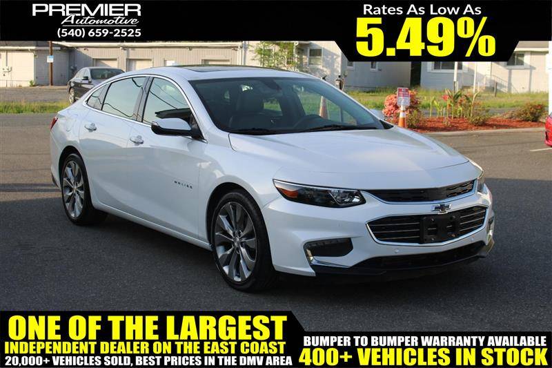 2018 Chevrolet Malibu Premier — Sedan — 27,655 mi — Dumfries, VA