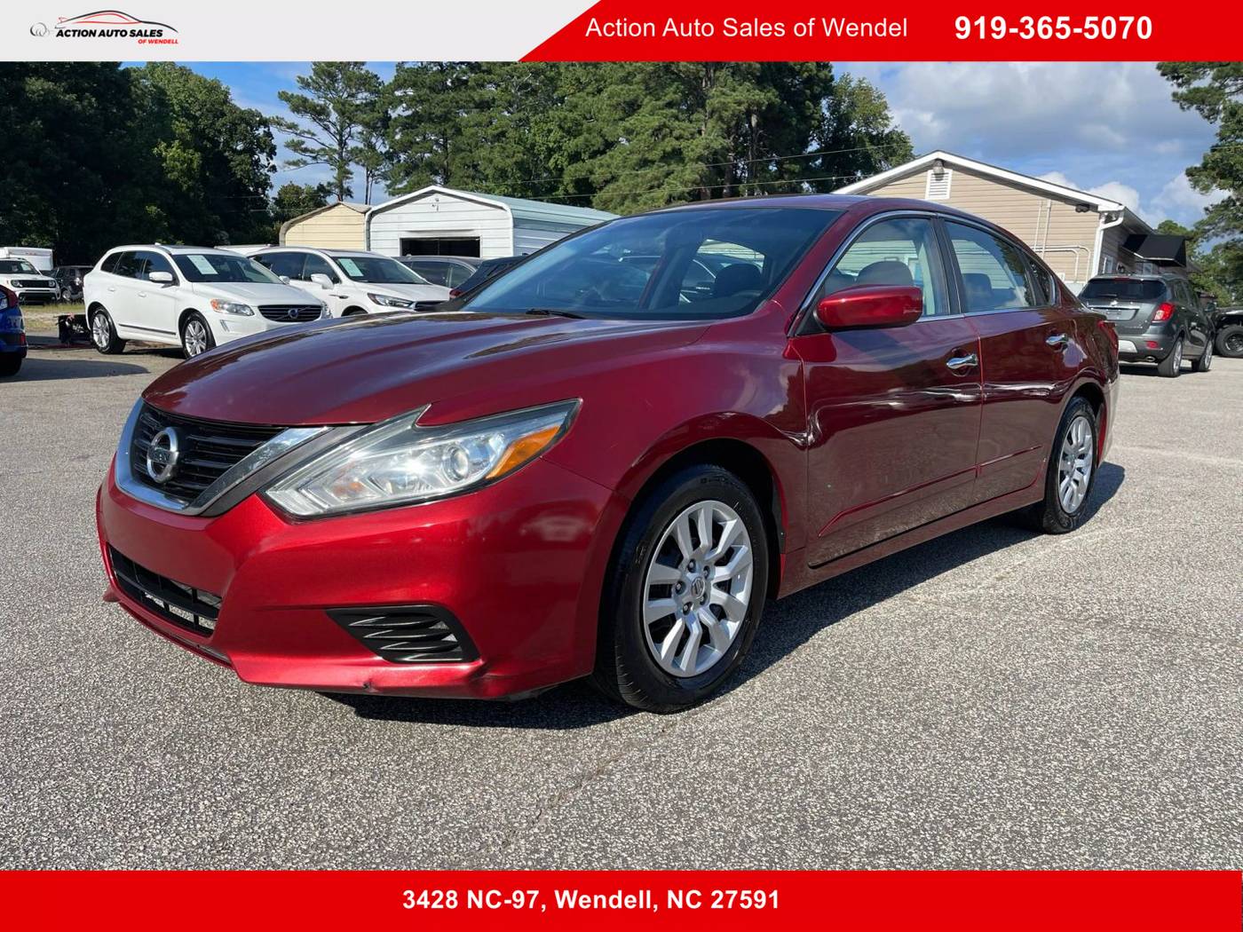 2016 Nissan Altima 2.5 S — Sedan — 115,568 mi — Wendell, NC