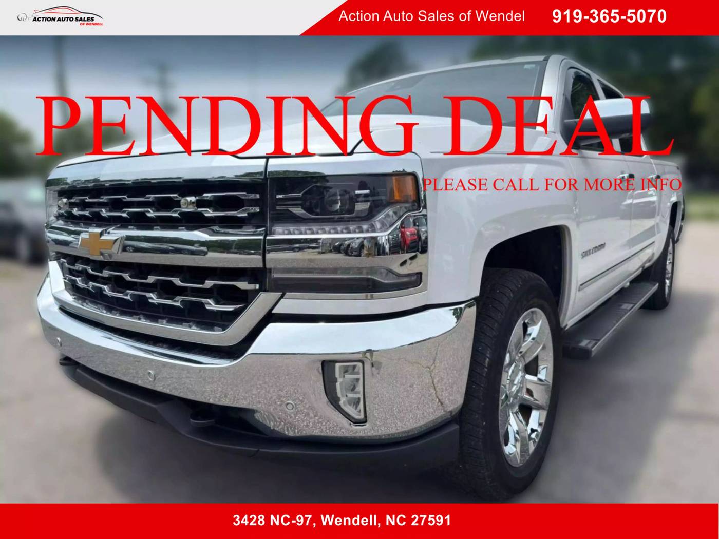 2017 Chevrolet Silverado 1500 LTZ — Pickup Truck — 114,568 mi — Wendell, NC