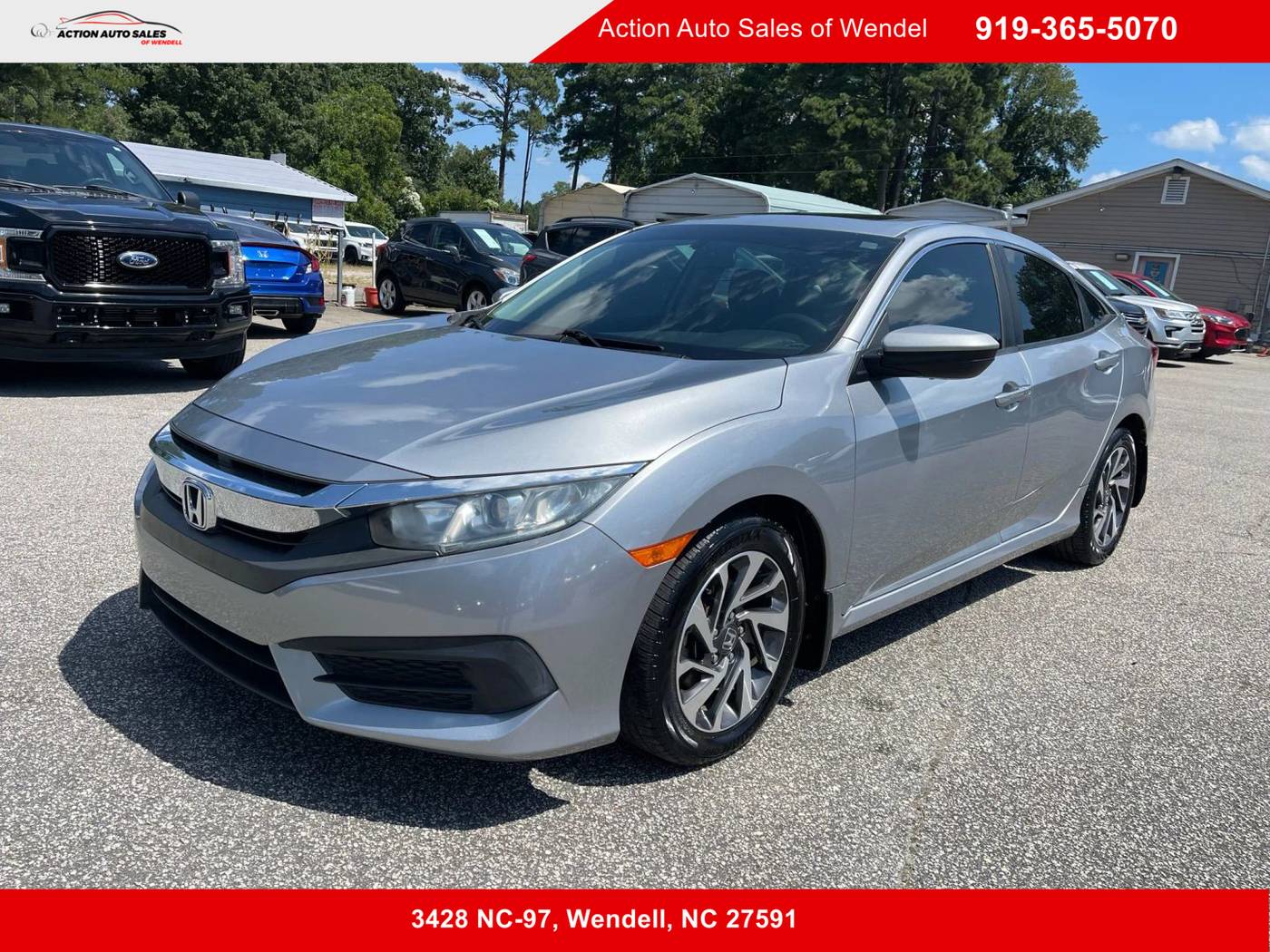 2016 Honda Civic EX — Sedan — 84,853 mi — Wendell, NC