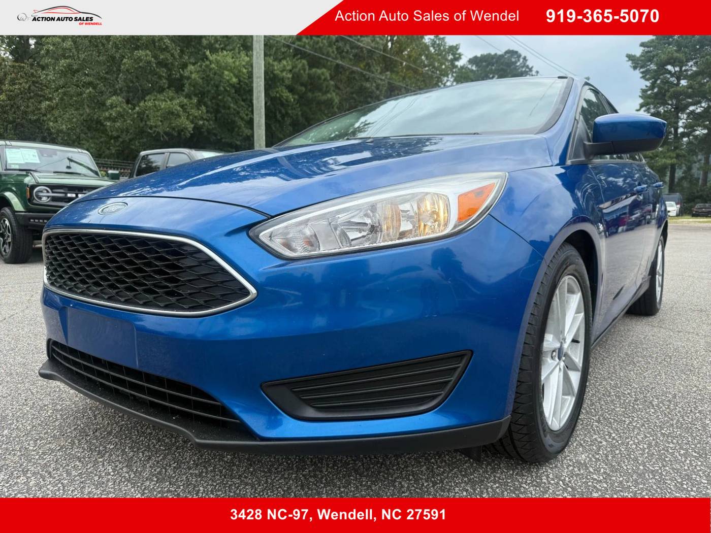 2018 Ford Focus SE — Hatchback — 106,533 mi — Wendell, NC