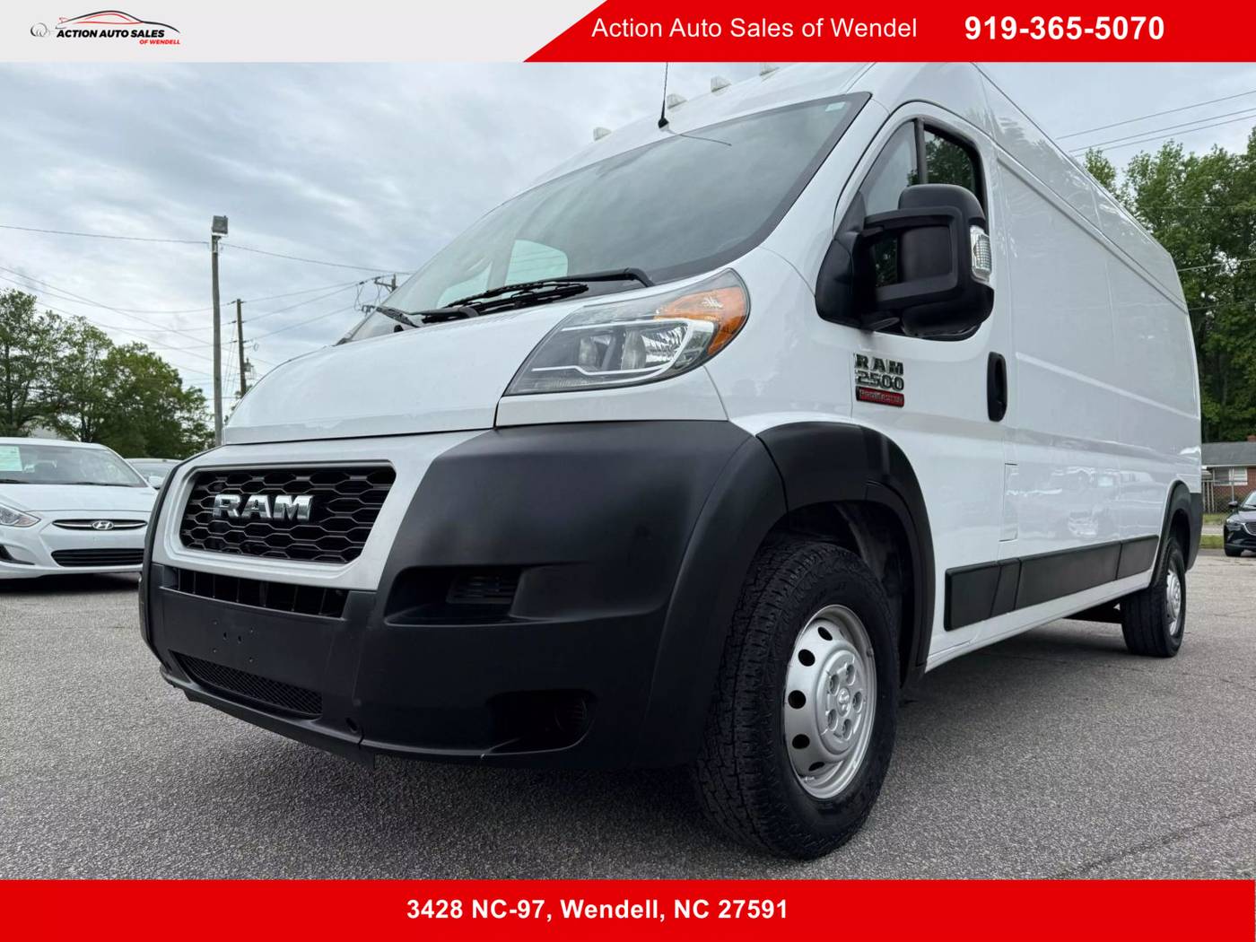 2019 Ram ProMaster Cargo Van 2500 — Cargo Van — 91,867 mi — Wendell, NC