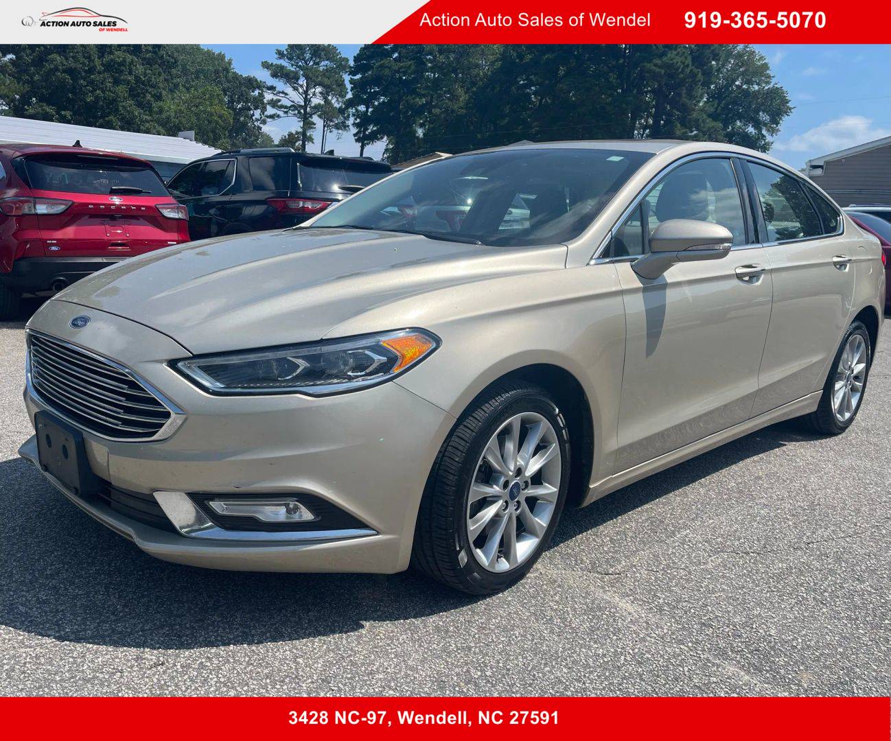 2017 Ford Fusion SE — Sedan — 119,659 mi — Wendell, NC
