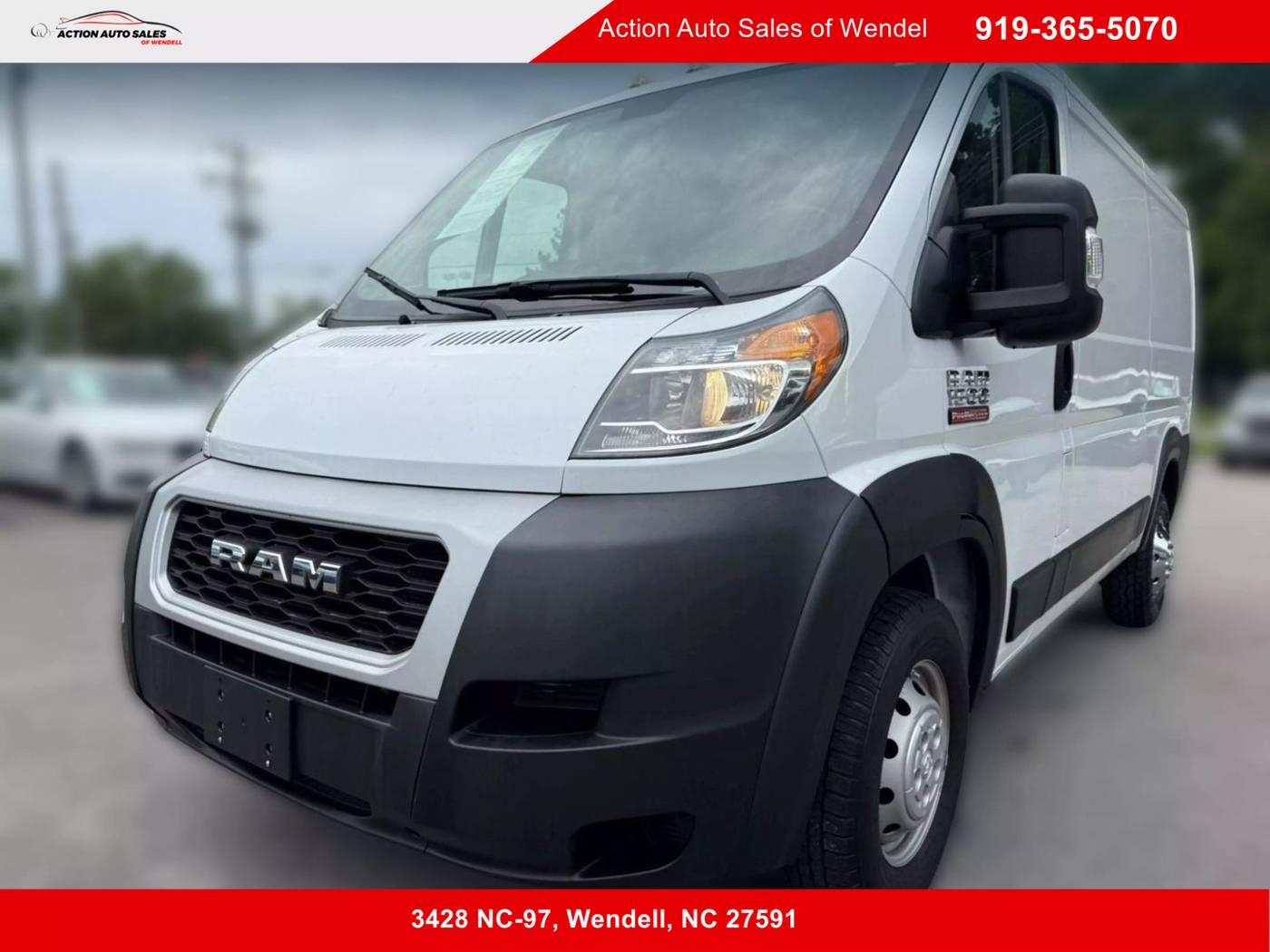 2019 Ram ProMaster Cargo Van 1500 — Cargo Van — 99,019 mi — Wendell, NC