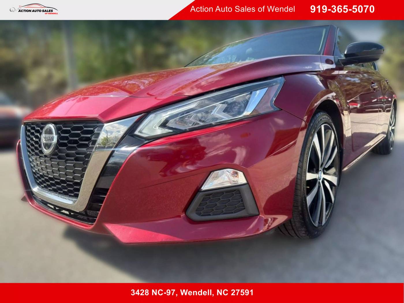 2020 Nissan Altima SR — Sedan — 92,922 mi — Wendell, NC