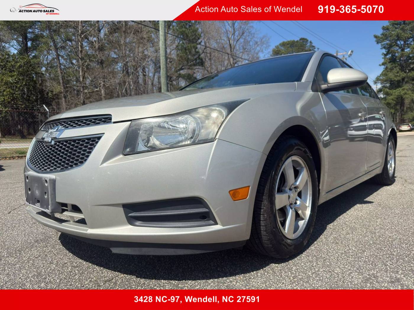 2013 Chevrolet Cruze 1LT — Sedan — 109,464 mi — Wendell, NC