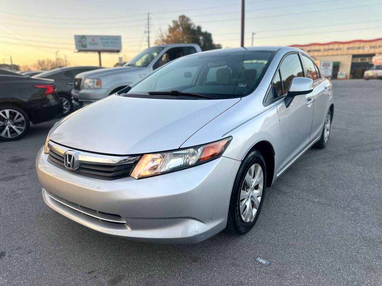 2012 Honda Civic LX — Sedan — 132,727 mi — Garner, NC
