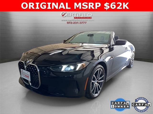 2025 BMW 4 Series 430i — Convertible — 17,137 mi — Dallas, TX