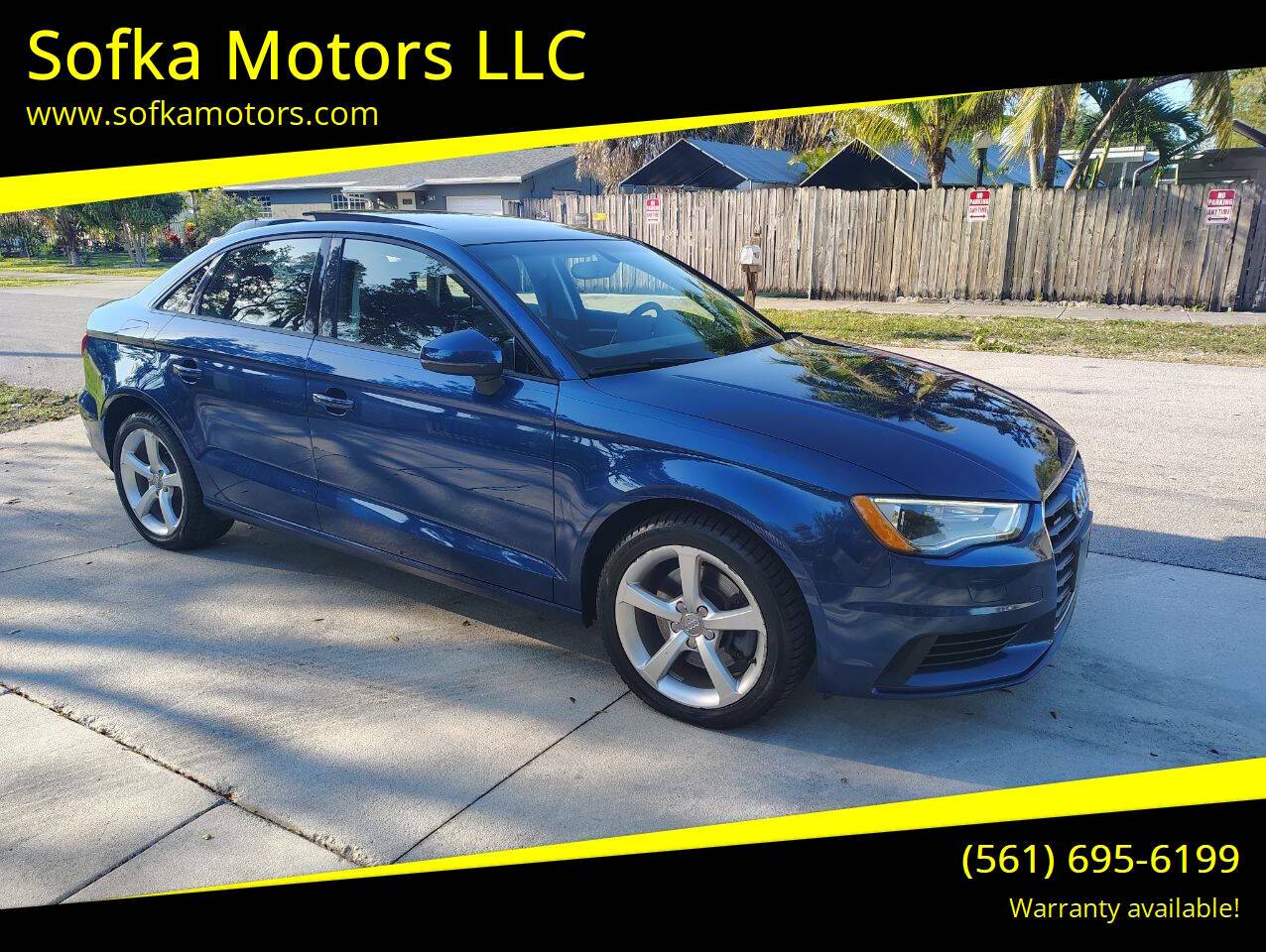 2015 Audi A3 Premium — Sedan — 92,743 mi — Pompano Beach, FL