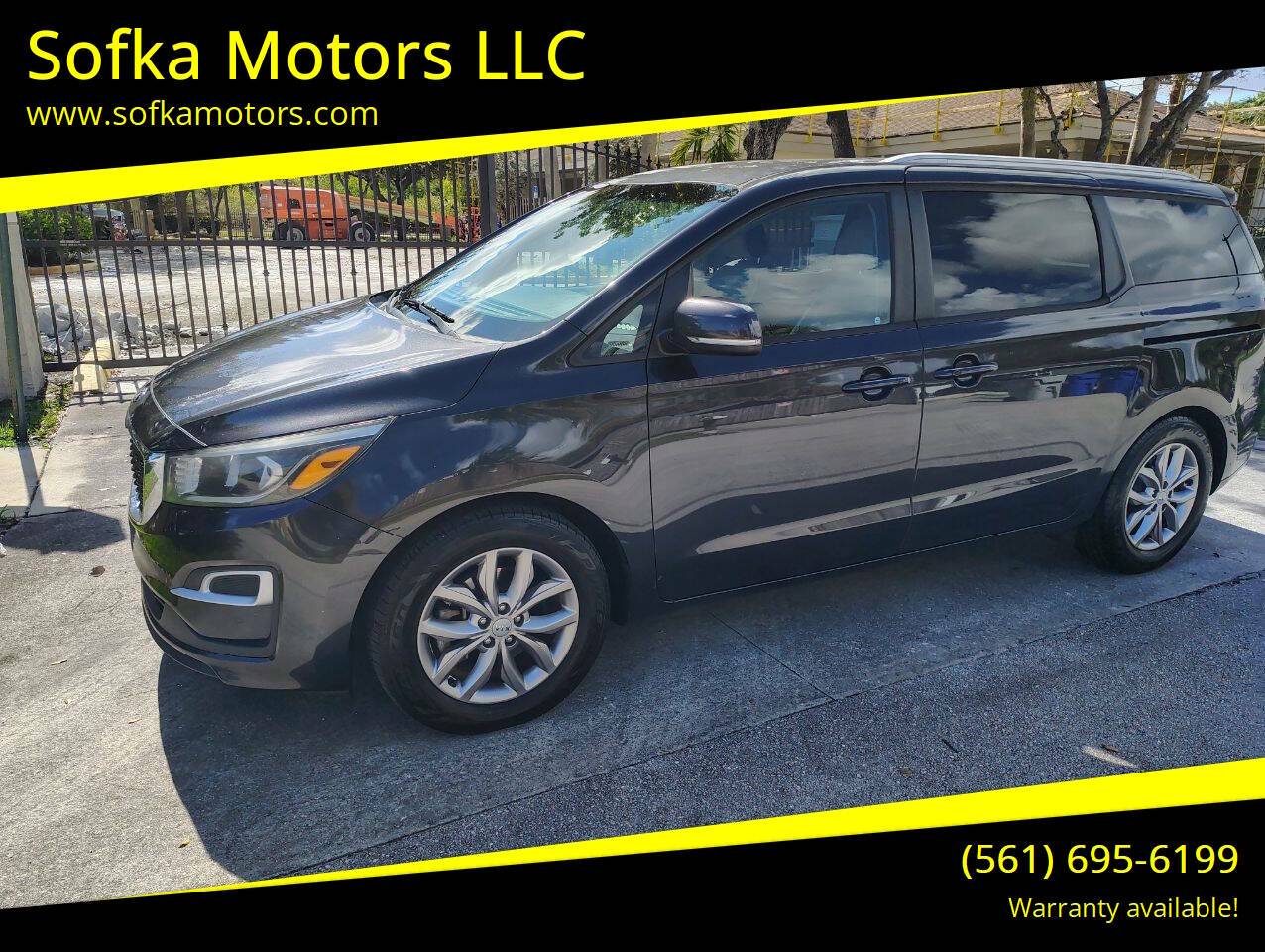 2019 Kia Sedona EX — Minivan — 112,380 mi — Pompano Beach, FL