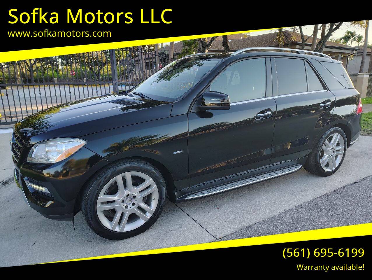 2012 Mercedes-Benz M-Class ML 350 — SUV — 89,599 mi — Pompano Beach, FL