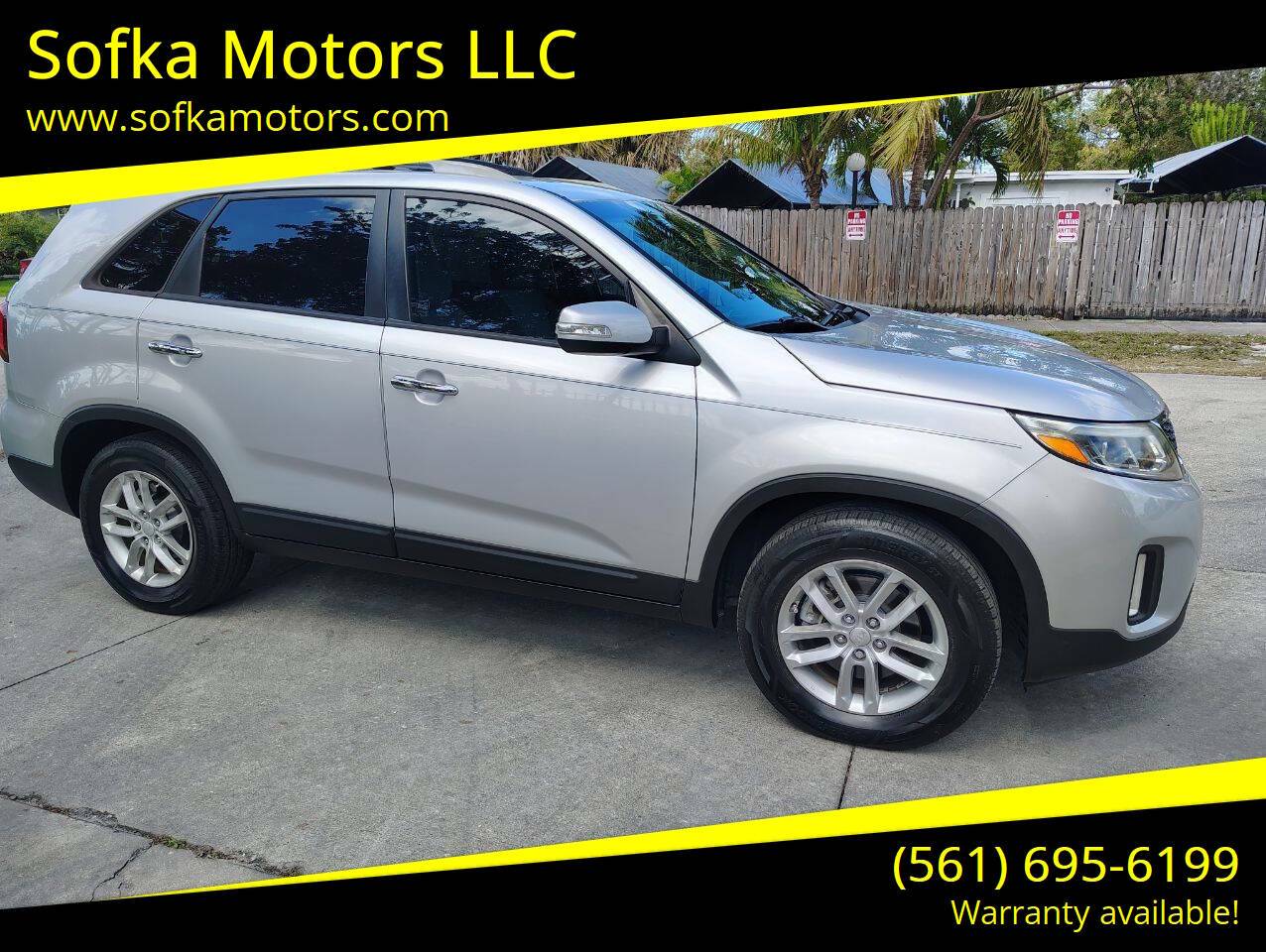 2015 Kia Sorento LX — SUV — 112,620 mi — Pompano Beach, FL