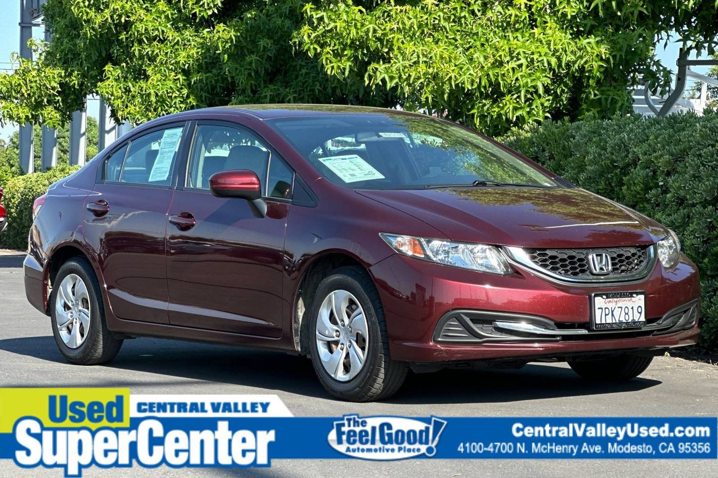 2014 Honda Civic LX — Sedan — 98,507 mi — Modesto, CA