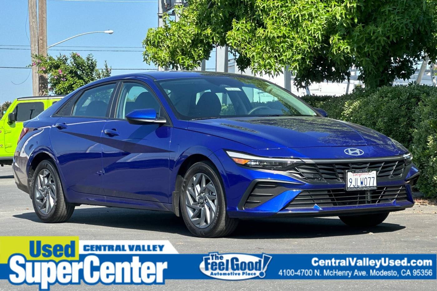 2024 Hyundai Elantra Hybrid Blue — Sedan — 14,086 mi — Modesto, CA
