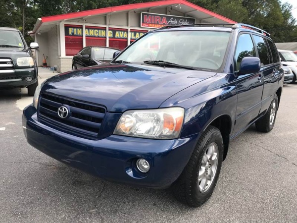 2004 Toyota Highlander V6 With 3rd Row Fwd For Sale In