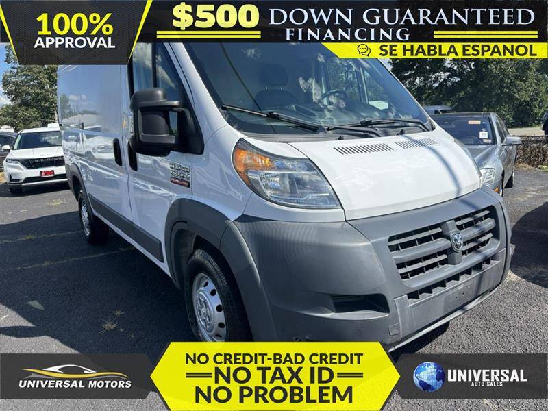 2017 Ram ProMaster Cargo Van 1500 — Cargo Van — 130,046 mi — Spotsylvania, VA