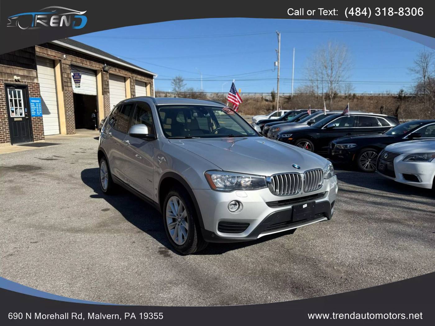 2017 BMW X3 28i — SUV — 34,800 mi — Malvern, PA