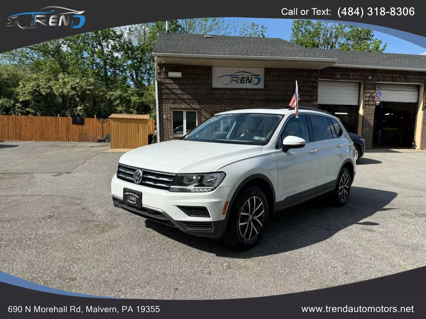 2019 Volkswagen Tiguan SE — SUV — 72,675 mi — Malvern, PA
