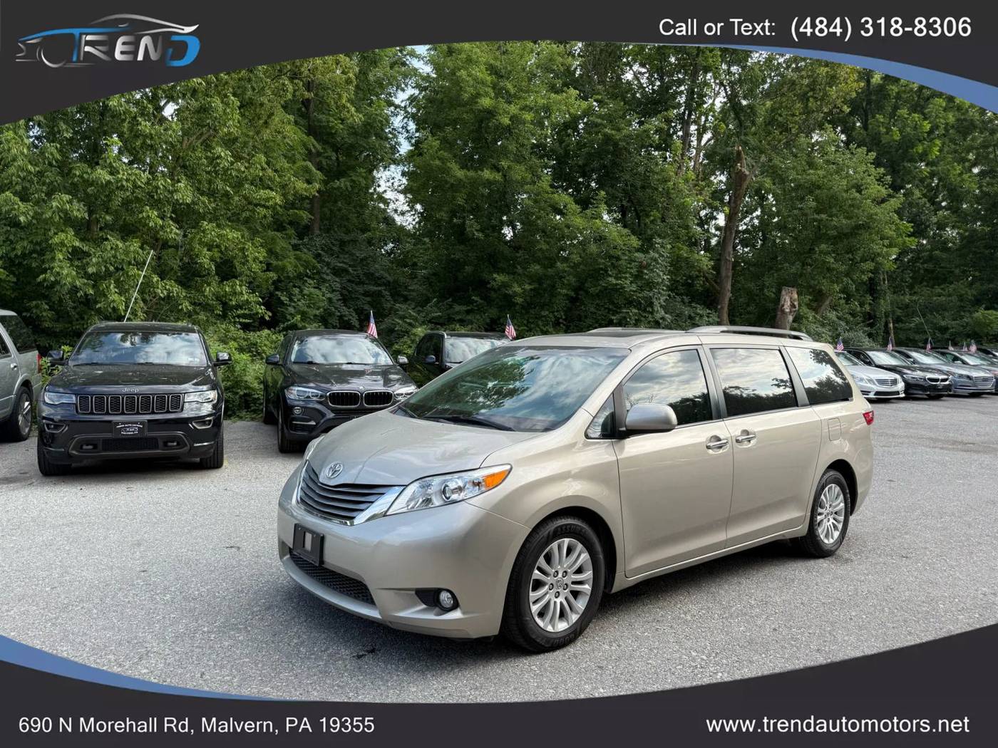 2016 Toyota Sienna XLE — Minivan — 96,788 mi — Malvern, PA