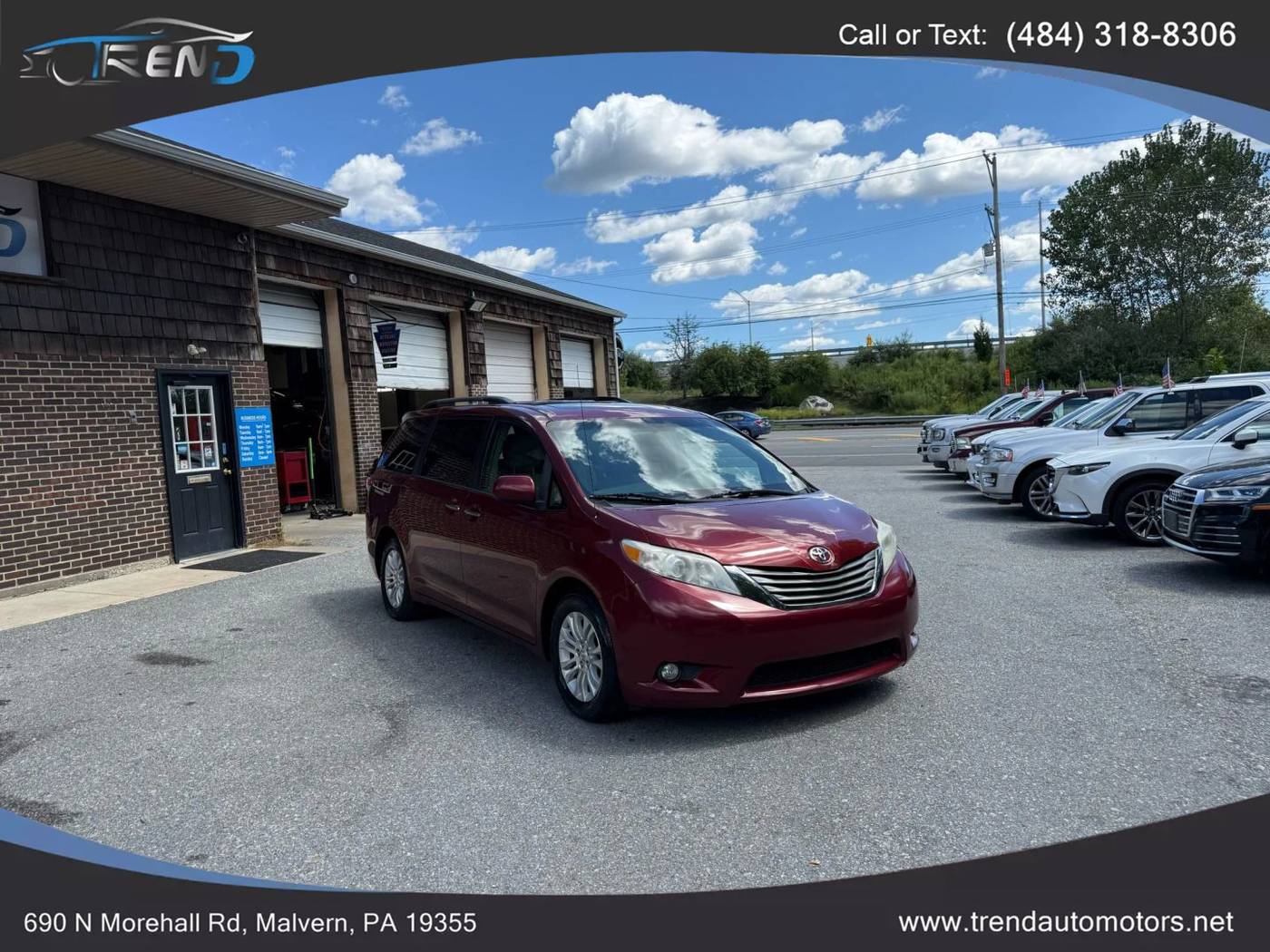 2013 Toyota Sienna XLE — Minivan — 136,172 mi — Malvern, PA