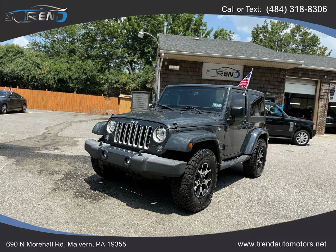 2018 Jeep Wrangler Sahara — SUV — 92,548 mi — Malvern, PA