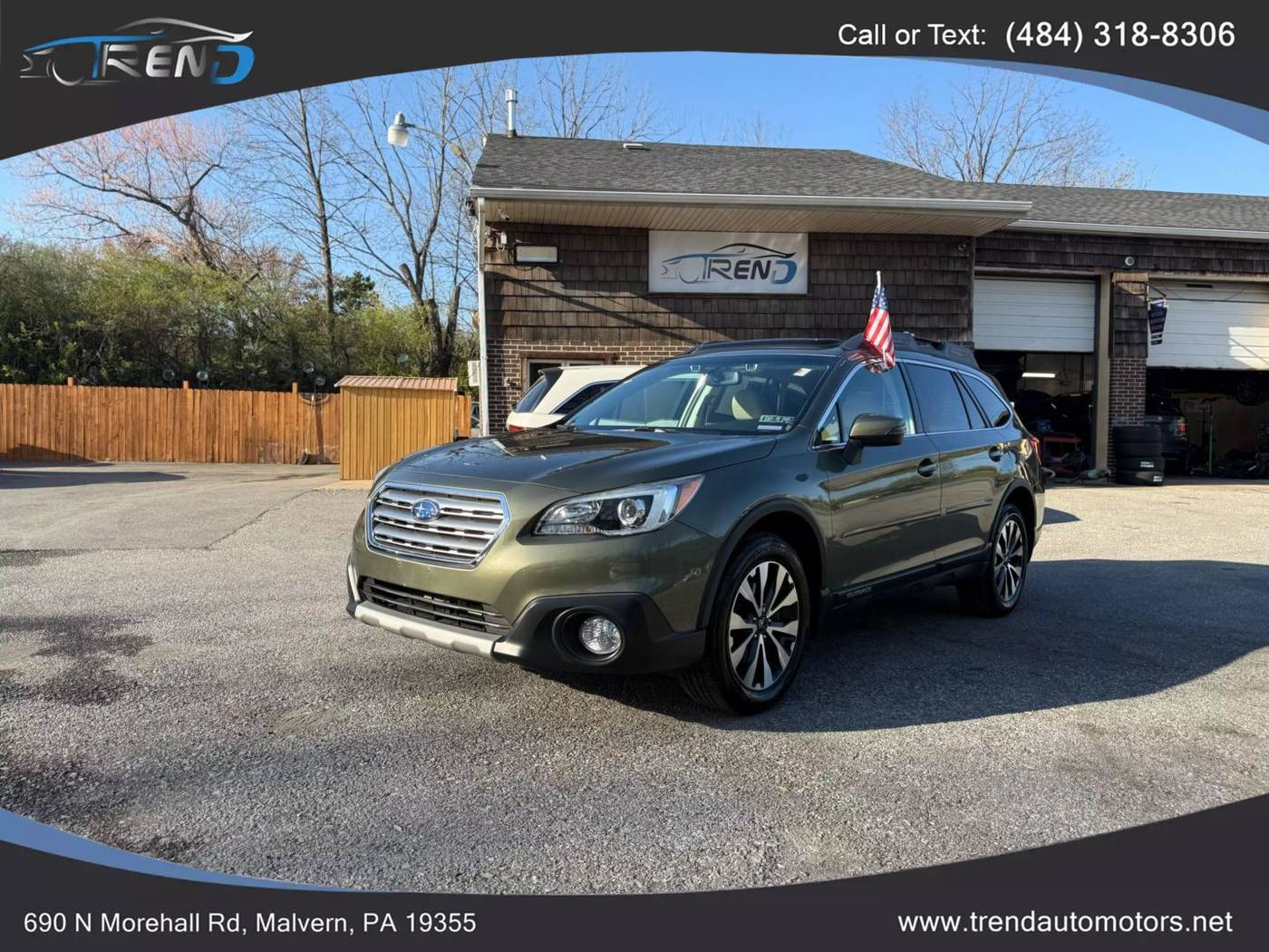 2015 Subaru Outback 3.6R Limited — SUV — 78,310 mi — Malvern, PA