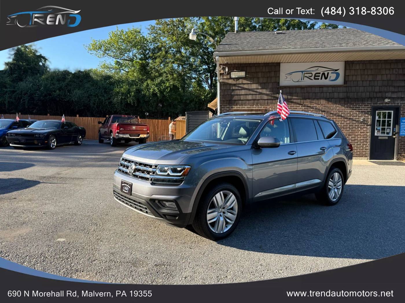 2019 Volkswagen Atlas SE with Technology — SUV — 55,476 mi — Malvern, PA