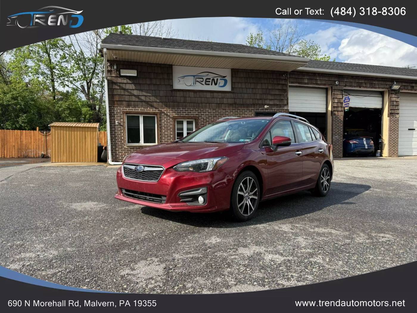 2017 Subaru Impreza 2.0i Limited — Hatchback — 103,834 mi — Malvern, PA