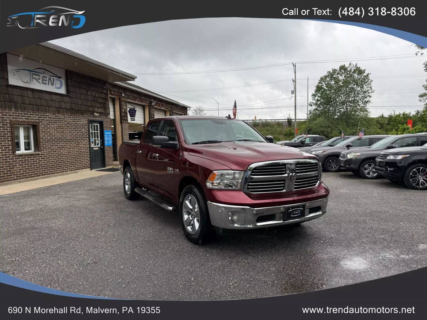 2017 Ram 1500 Big Horn — Pickup Truck — 69,409 mi — Malvern, PA