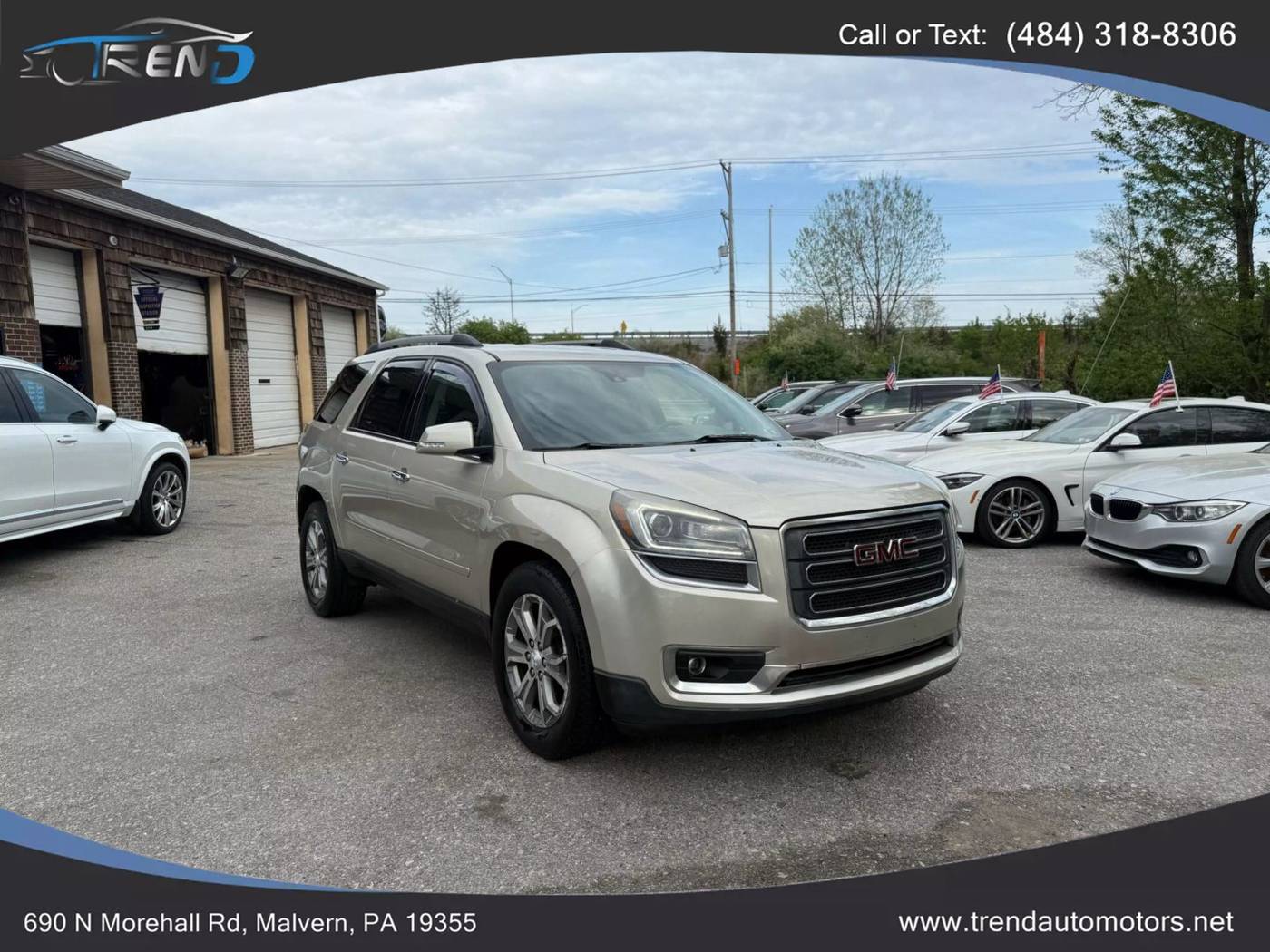2014 GMC Acadia SLT — SUV — 68,293 mi — Malvern, PA