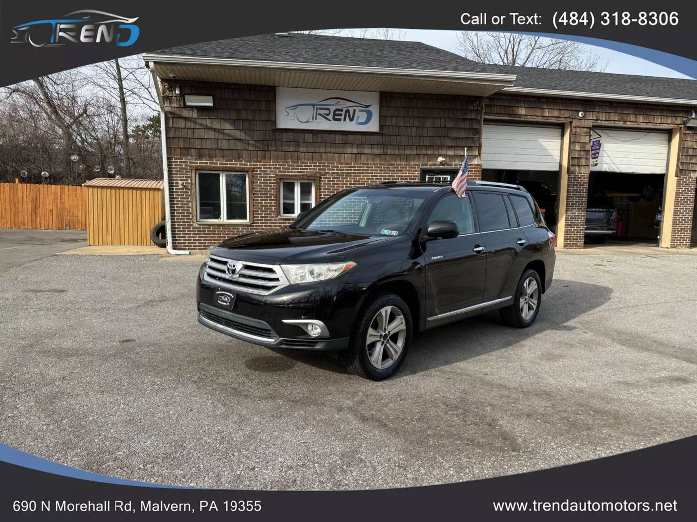 2012 Toyota Highlander Limited — SUV — 116,232 mi — Malvern, PA