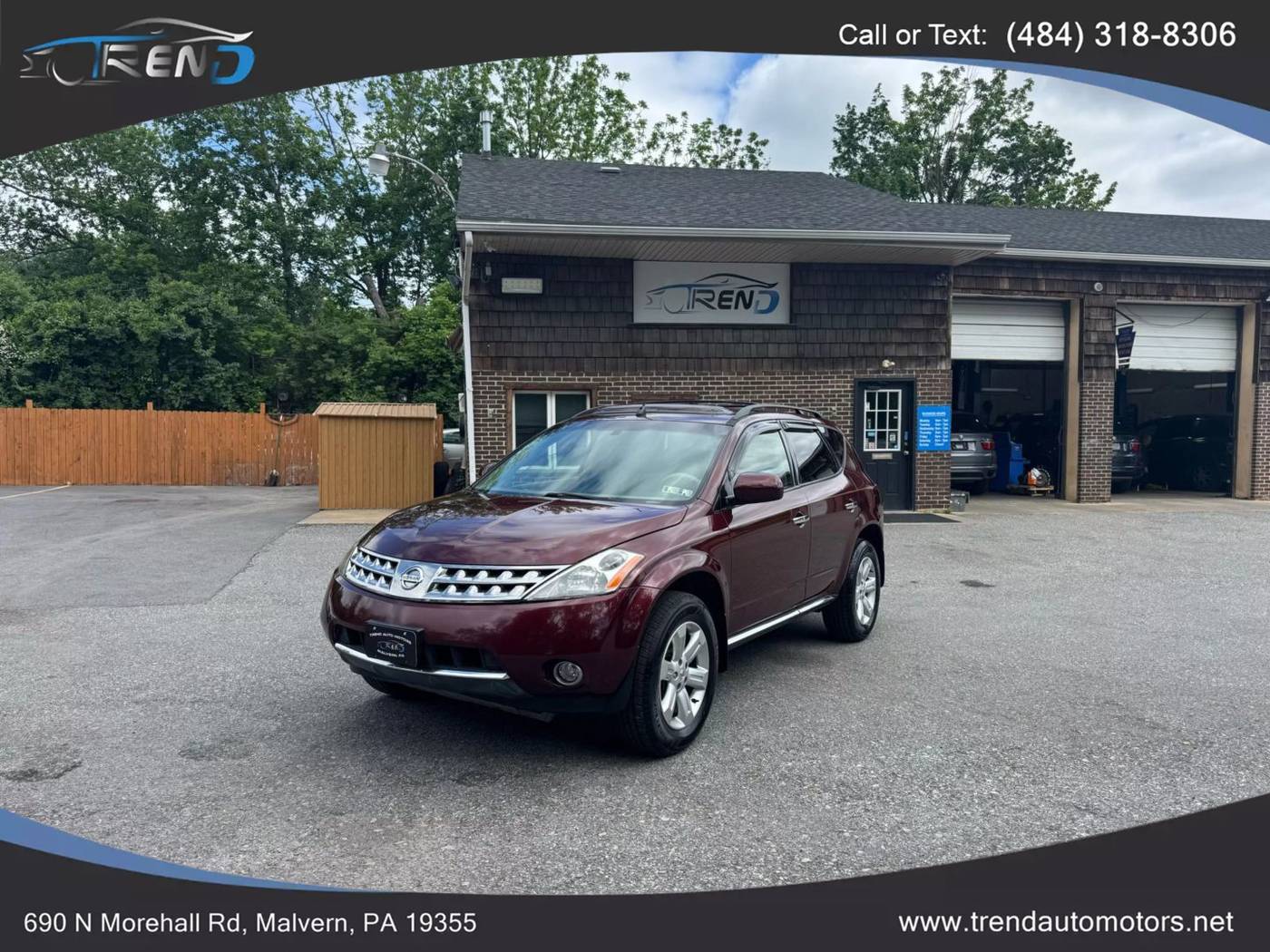2006 Nissan Murano SL — SUV — 77,740 mi — Malvern, PA