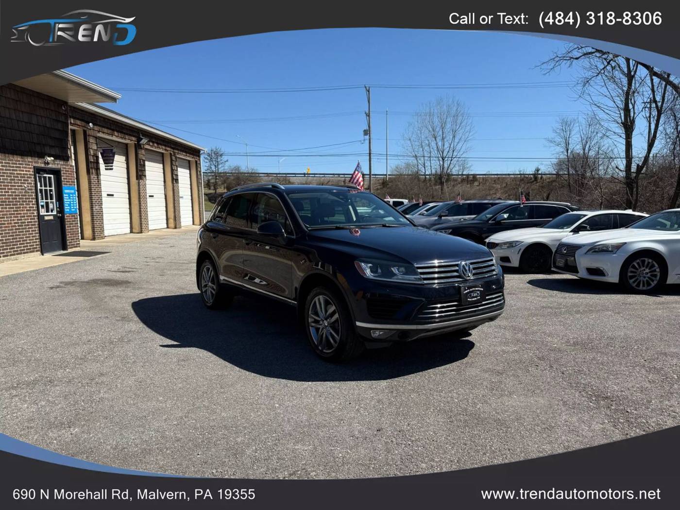 2016 Volkswagen Touareg V6 Sport — SUV — 103,055 mi — Malvern, PA