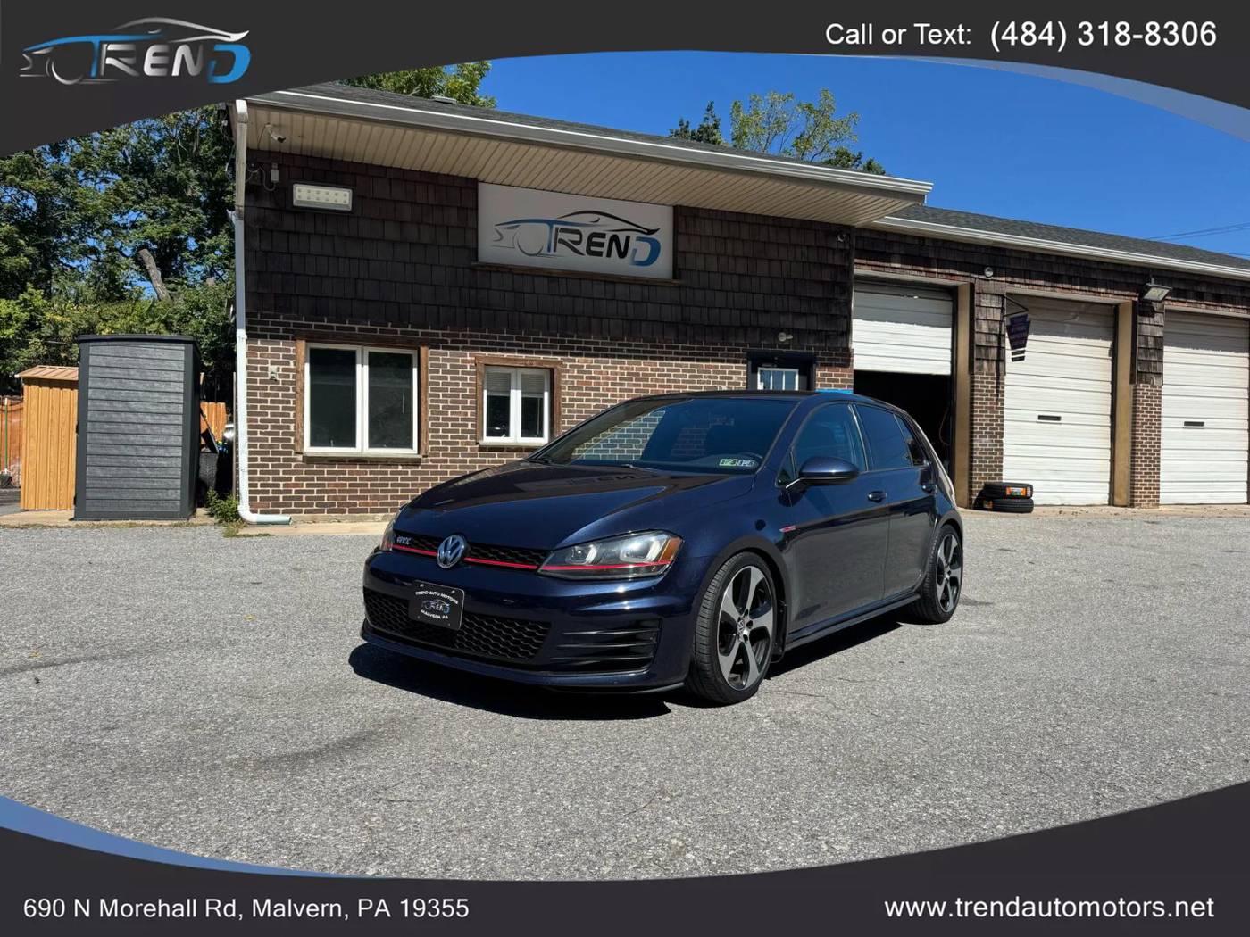 2016 Volkswagen Golf GTI S — Hatchback — 76,172 mi — Malvern, PA
