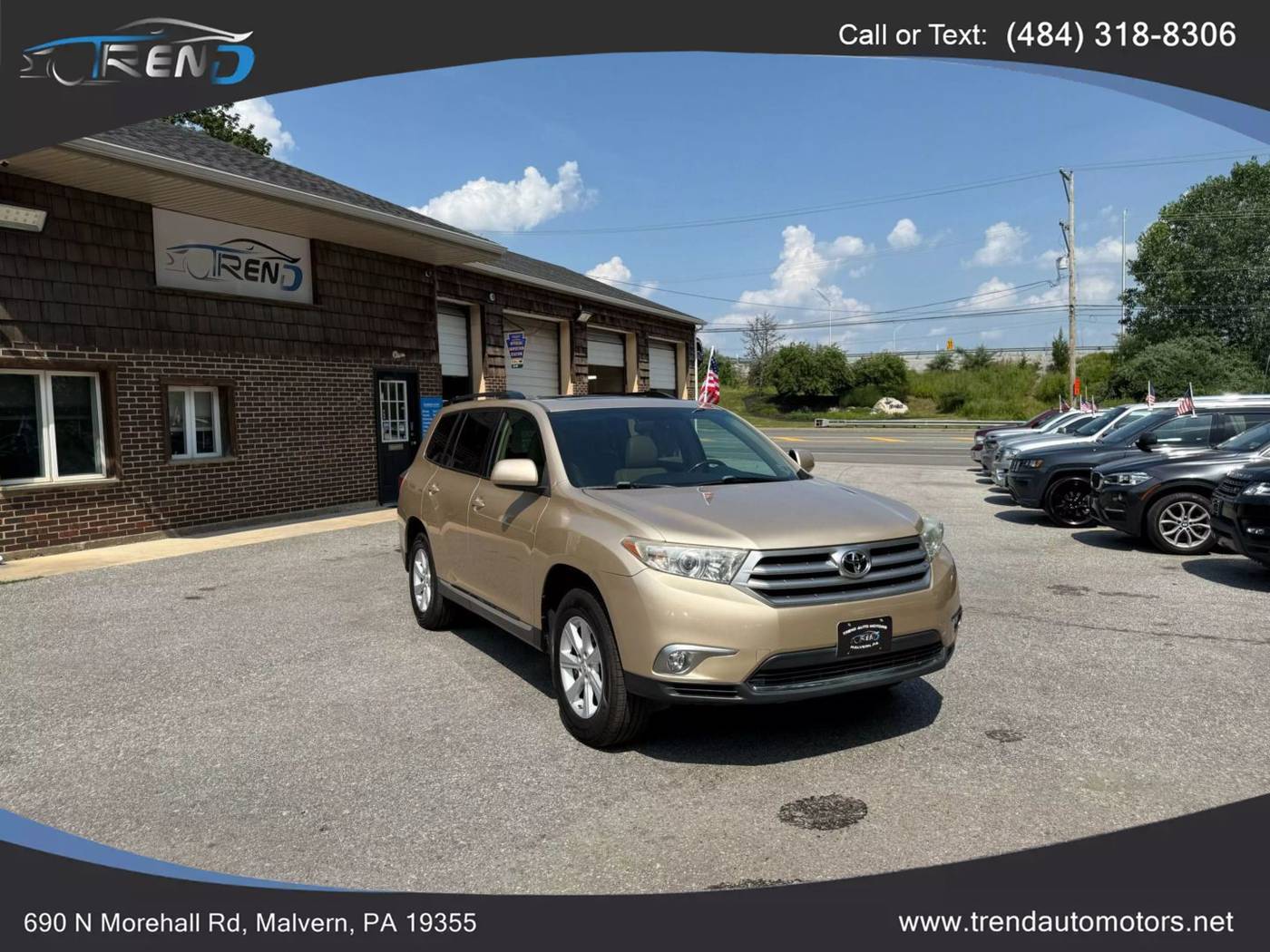 2012 Toyota Highlander SE V6 — SUV — 156,047 mi — Malvern, PA
