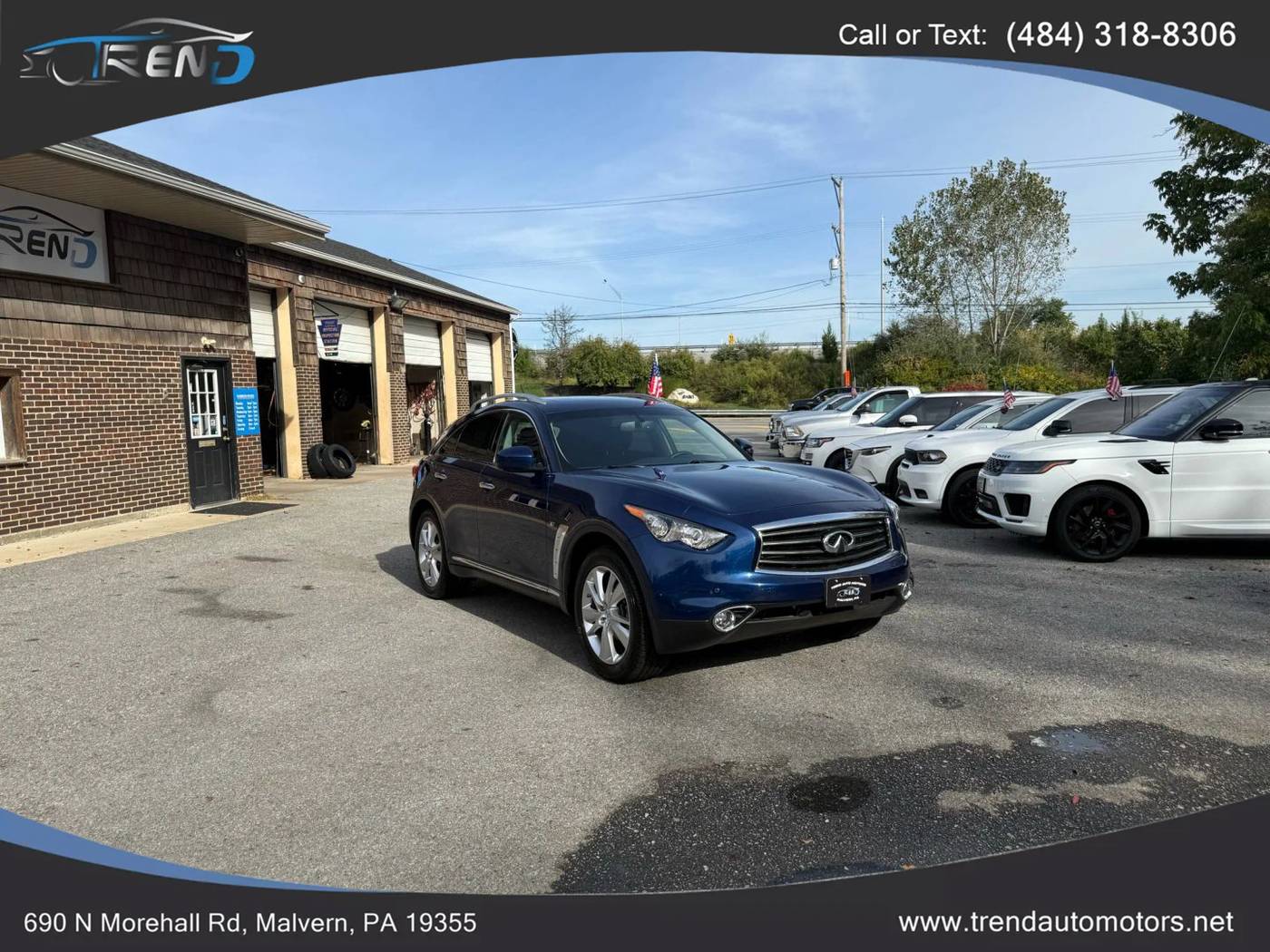 2014 INFINITI QX70 Standard — SUV — 51,667 mi — Malvern, PA